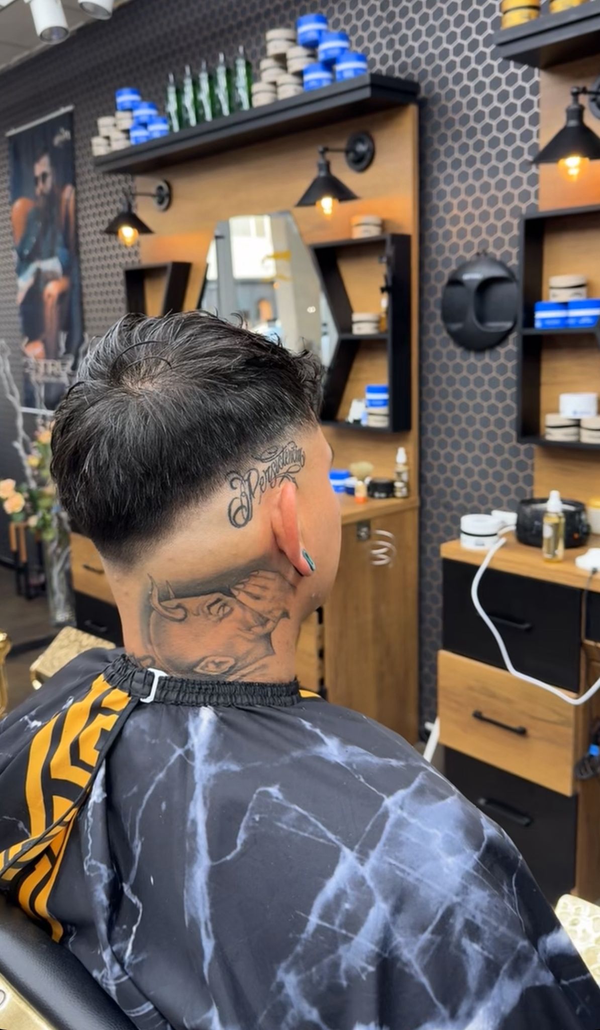 Impressiefoto van fade-detail