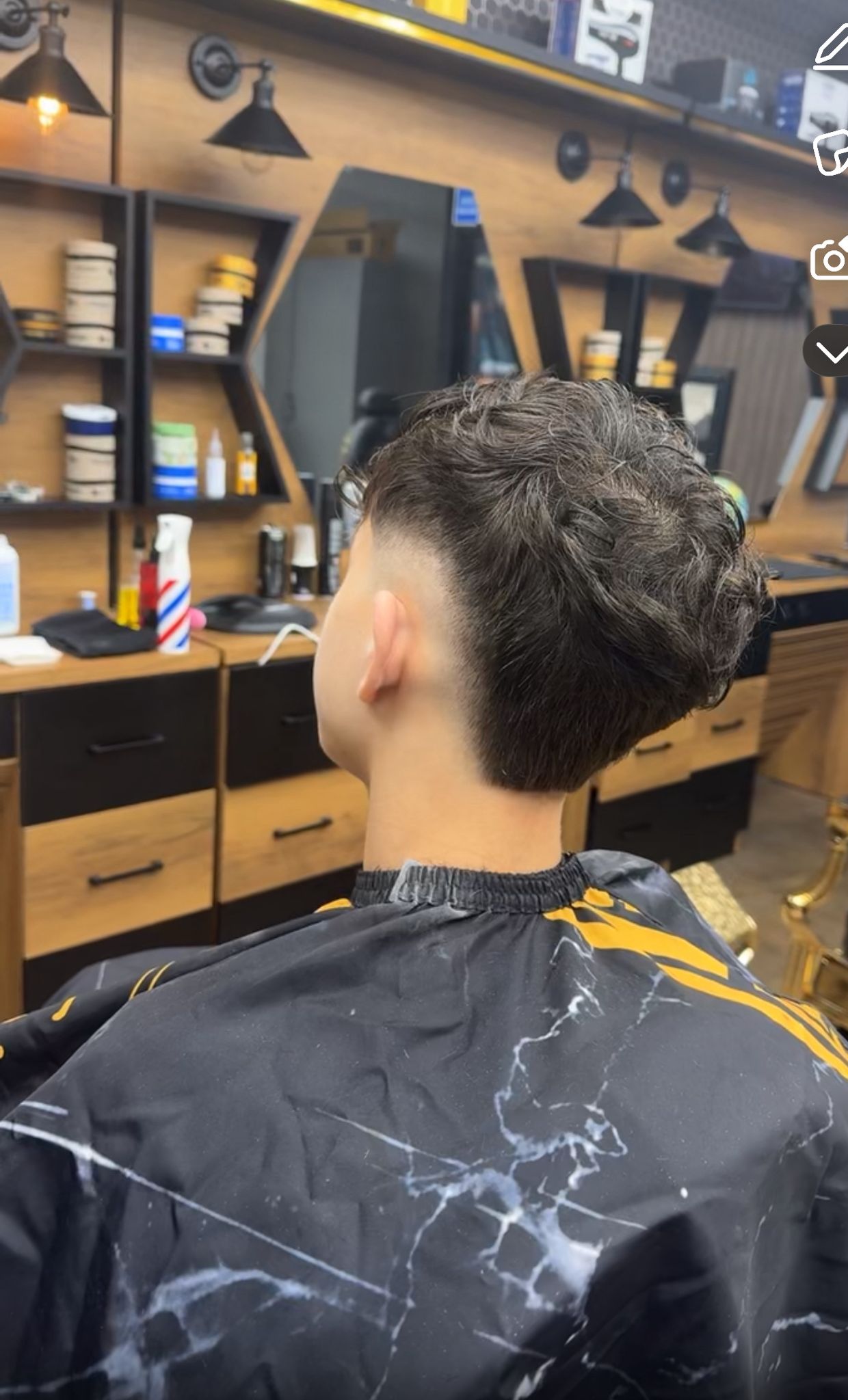 Impressiefoto van behandeling in uitvoering